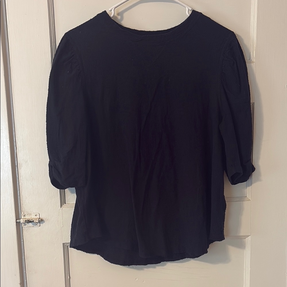🤍 Free People Black Top - Picture 3 of 5